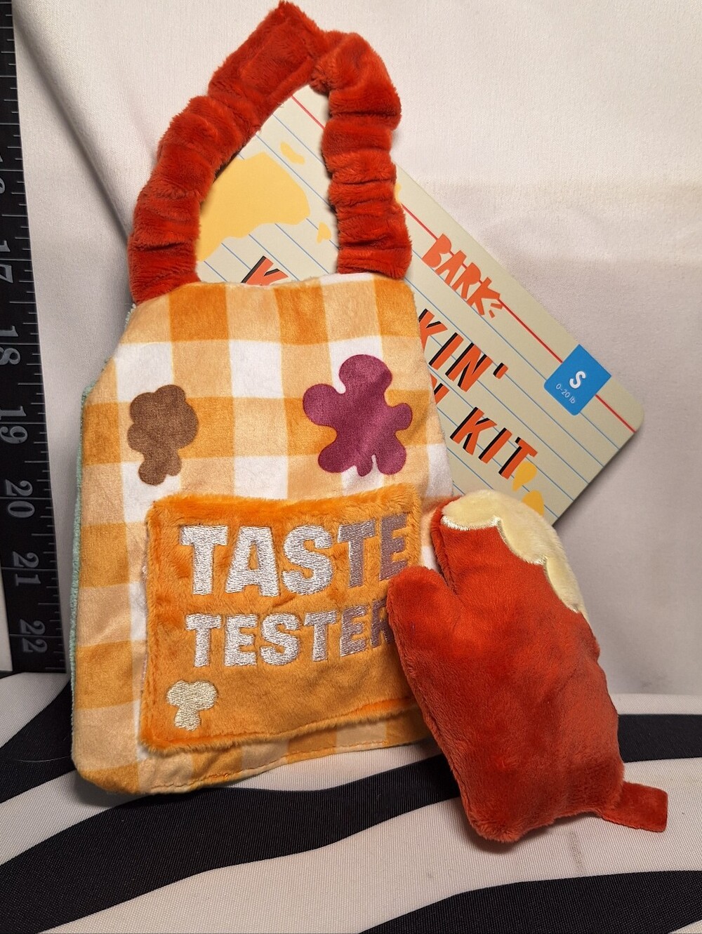 NWT Bark Lickin Kitchen Kit Dog Toy S